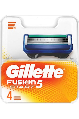 Gillette Fusion5 Start Yedek Tıraş Bıçağı 4'lü