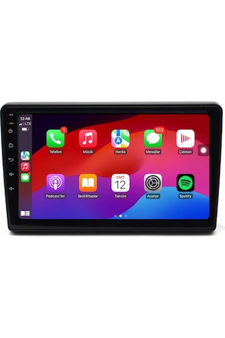 Fiat Panda Android Multimedya Sistemi 4-64 For-x 2004-2012 Ön Kayıt Kamera Hediyeli 9"