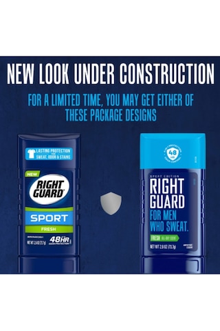 Right Guard For Men Who Sweat Fresh All Day Scent Deodorant Stick 73,7gr