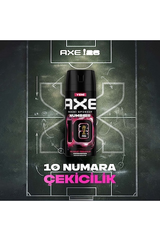 Axe Erkek Deodorant Number 10 Body Spray Limited Edition 150 Ml X2
