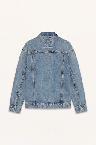 Defacto Polo Yaka Mavi Jean Ceket Erkek Çocuk B6477a826spnm28 Mavi-nm28
