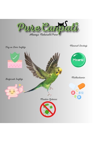 Purecanpati Tam Kuş Vitamin Ve Bakım Seti Muhabbet Paraket Kanarya