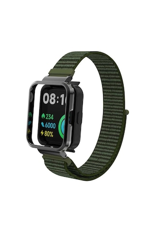 Xiaomi Redmi Watch 2 Lite Uyumlu Krd-61 Hasır Zore Kordon-no2