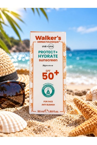 Walker's Vitamins Spf50+ Leke Karşıtı Çok Yüksek Korumalı Yüz Güneş Kremi 50 ML