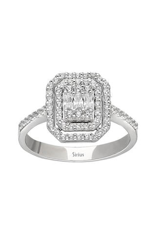 Sirius F Renk 0,63 Karat Baget Pırlanta Yüzük 0817R0246