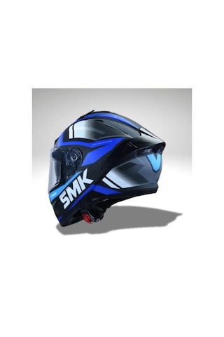 Smk Typhoon Thorn Gl251 Ece22.06 Dar Kalıp Kapalı Kask Mavi - Siyah