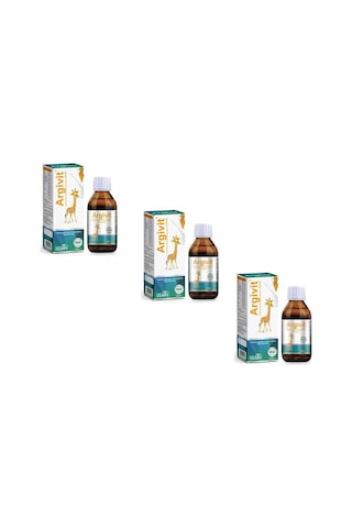 Argivit Arjinin İlaveli Multivitamin Surup 3 x 150 ML