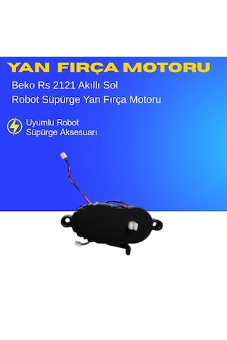 Beko Rs 2121 Akıllı Robot Süpürge Sol Yan Fırça Motoru Aksesuarları Yedek Parça