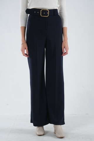 Feminist Lacivert Bol Paça Pantolon 3974959.02 Lacivert