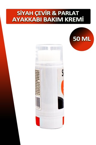 Silver Siyah Çevir Parlat Ayakkabı Bakım Kremi 50 Ml Siyah