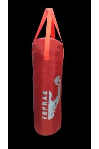 Northcity Boks Torbası Eldiven Ve Karabina - 60x22cm Kırmızı