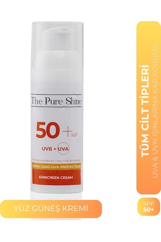 The Pure Shine Çok Yüksek Korumalı Güneş Kremi SPF50+ 50 ML
