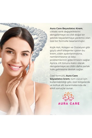 Aura Care Cilt Beyazlatıcı Krem 60 ML