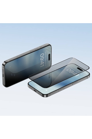 Apple Uyumlu iPhone 14 Pro Max 0.4mm Privacy Hayalet Ekran Koruyucu Benks Ultra Shield Uygulama Aparatlı