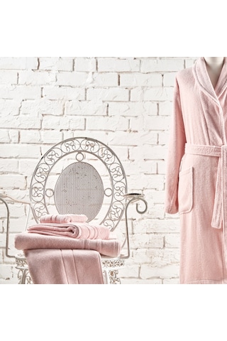 Linens Soft Pamuk 85x150 Cm Banyo Havlusu Pudra