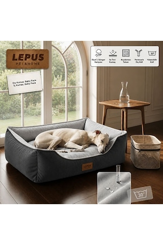 Lepus Dolce Premium Kedi Ve Köpek Yatağı Antrasit Small 249-54010.01