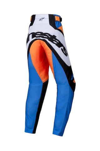 Alpinestars Youth Racer Melt Off-road Motosiklet Pantolonu Oranj Mavi Beyaz