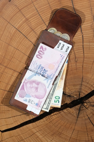 Lenax Leather Mono Klips Hakiki Deri Erkek Cüzdan Nakit Para Klipsli, Mıknatıslı Kapak, Bozuk Para Cepli Taba