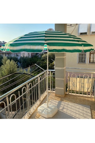 Plaj Şemsiyesi Eğilebilir 200x200 Ölçü Yeşil