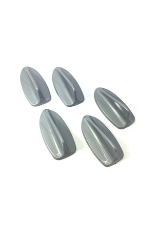 Shoestanbul 5Li Balık Sırtı Anten Gri Balina Anten Mini Süs Anten Shoestanbul 5Li Balık Sırtı Anten Gri Balina Anten Mini Süs Anten