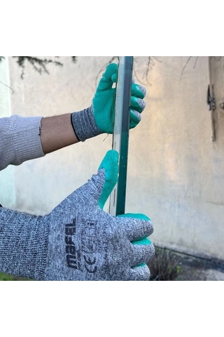 Mafel Mf 080 Lateks Kaplı Yeşil Camcı Eldiven No:10 Xl - 1 Adet