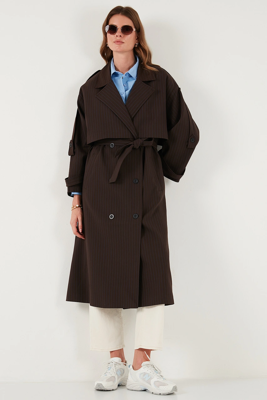 Lela Bayan Trençkot 6839583 Kahve Kahve