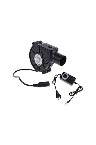 Lemestar Taşınabilir Turbo Üfleyici - Hız Kontrollü, 220v Kamp Barbekü Üfleyici