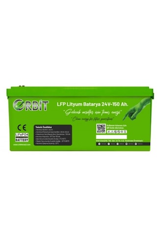 Orbit 24 V 150 Ah Lifepo4 Akü-abs Kasalı Orbit 24 V 150 Ah Lifepo4 Akü-abs Kasalı