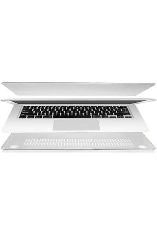 Addison 300661 11 Beyaz Macbook Air Sert Kapaklı Kılıf