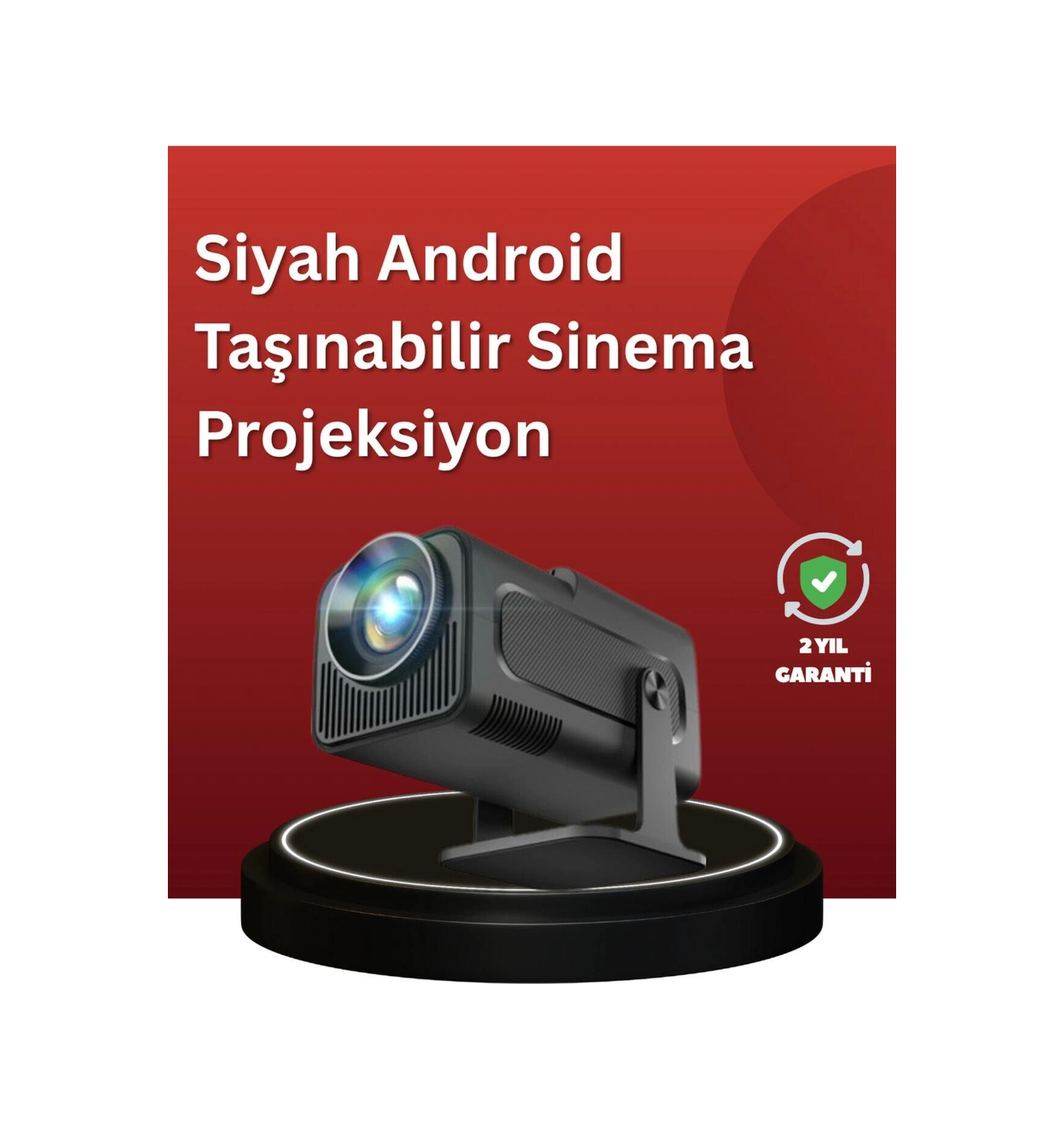 Sepetım Uzun Ömürlü Lamba Ve Dahili Hoparlörlü Ev Sinema Projektörü-117273