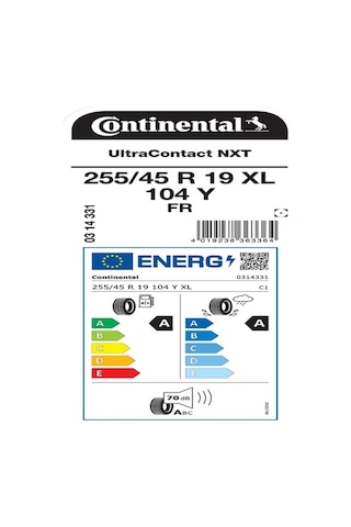 Continental 255/45R19 104Y Xl Fr Ultracontact Nxt Oto Yaz Lastiği 2026