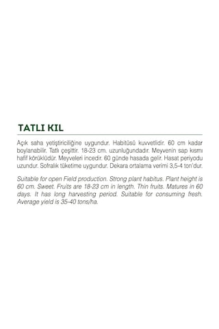 AGRodal Tarım Ata Tohumu Yöresel Doğal Tatlı Kıl Sivri Biber 1000 Ad Tohum