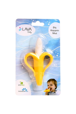 Lavababy Lava Baby Diş Kaşıyıcı Muz Çok Renkli