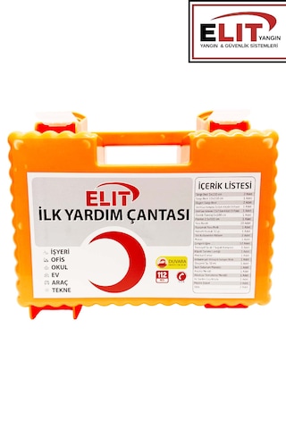 İlk Yardım Çantası Araç Ev İş Yeri Acil Müdahale Çantası İlk Yardım Seti Turuncu
