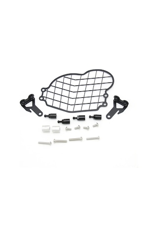 Youmex Bmw G650gs 2011-2017 İçin Siyah Epoksi Kaplı Çelik Far Koruması - Kaya Ve Çöpten Koruma, Sürücü Güvenliği Artırır