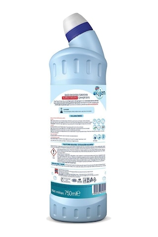 Oksijen Çamaşır Suyu 750 Ml Ekonomi Paketi 6'lı Okaliptus Diğer