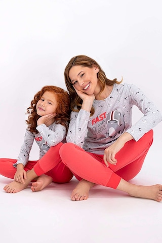 Rolypoly Fast And Cute Karmelanj Kız Çocuk Pijama Takımı 5274-25254 Kar Melanj