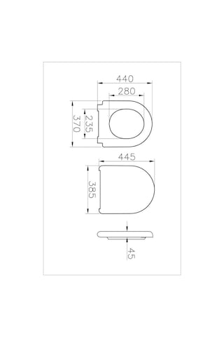 VitrA Liquid Duroplast Klozet Kapağı Beyaz Yavaş Kapanır 137-003R009