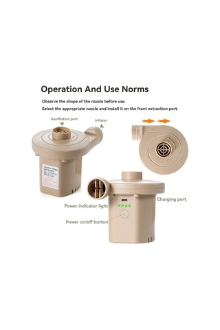 Jialan Taşınabilir Elektrikli Hava Pompası Şarj Edilebilir