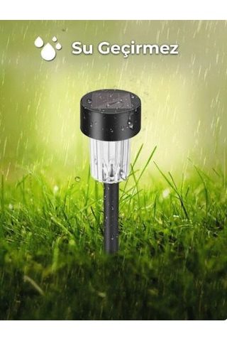Bood Bs-80 Solar Bahçe Aydınlatması Güneş Enerjili Led Dekoratif Dış Mekan Lamba 1