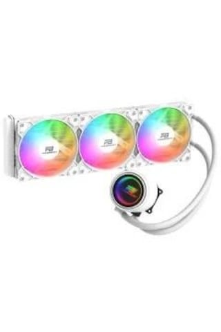 Powerboost Cırcle 360w R.bow Fan Lga1700/am5 Uyumlu 360mm Cpu Sıvı Soğutma Beyaz 360 MM