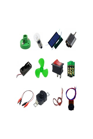 Okul Deney Seti Güneş Panelli Eğitici Elektrik Devresi Kiti