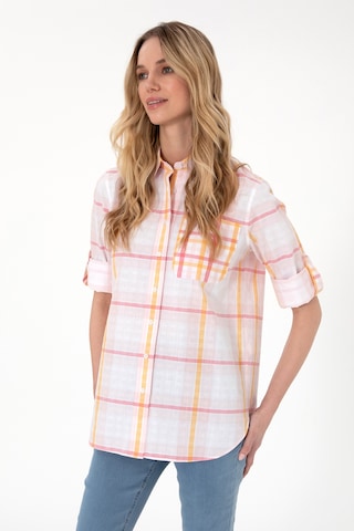 U.S. Polo Assn. Kadın Pembe Uzun Kollu Tunik Gömlek 50299591-VR167