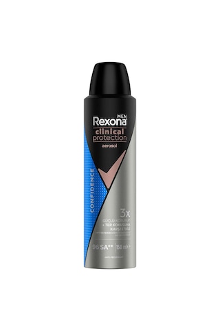 Rexona Men Clinical Protection Erkek Sprey Deodorant Confidence 96 Saat Koruma 150 ml
