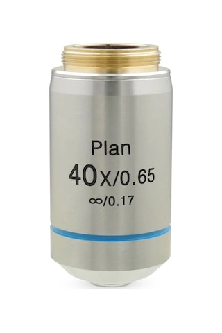 Mikroskop Objektifi 40x Infinity Plan Sonsuz Plan 40x/0.65 /0.17 Özel Kabında