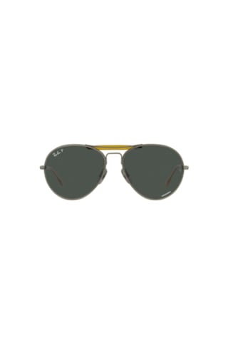 Ray-Ban 8063 9208k8 Polarize Chromance Titanyum Erkek Güneş Gözlüğü