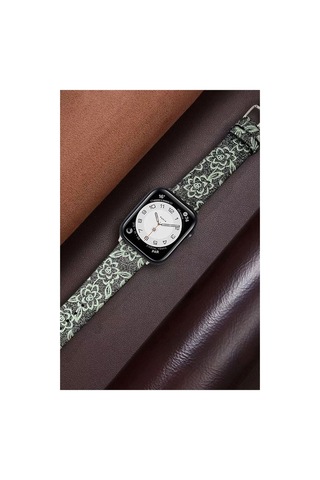 Apple Watch Uyumlu 38mm Creeper Desenli Kordon Saat Değildir