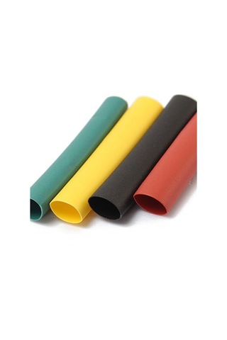 656pcs 8 Boyutlar Çok Renkli Poliolefin 2: 1 Halojensiz Isı Büzülme Tüpü Çiftlik Kılıf Sarma Tel Kit Tüpleri