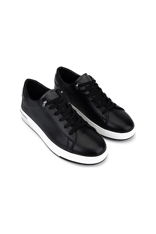 Tamer Tanca Erkek Hakiki Deri Siyah Sneakers & Spor Ayakkabı 1174 505 Erk Ayk Y26 Sıyah