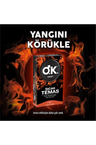 Okey Sıcak Temas Prezervatif 40'lı